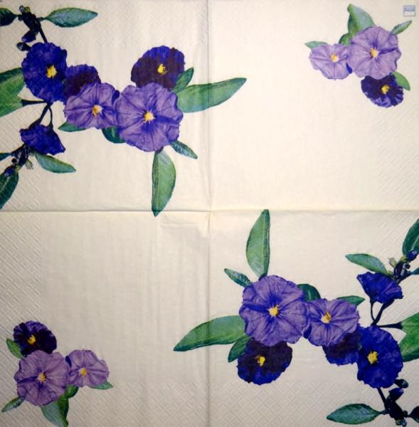 183 Blumen Sonstige - 3-lagig - 35x35 cm